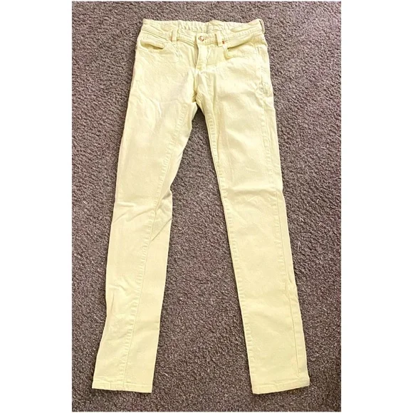 BCBGMAXAZRIA Chartreuse Mia pant/jeans 27 - Picture 2 of 6